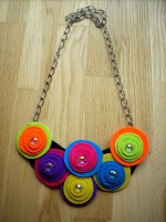 Colar multicor